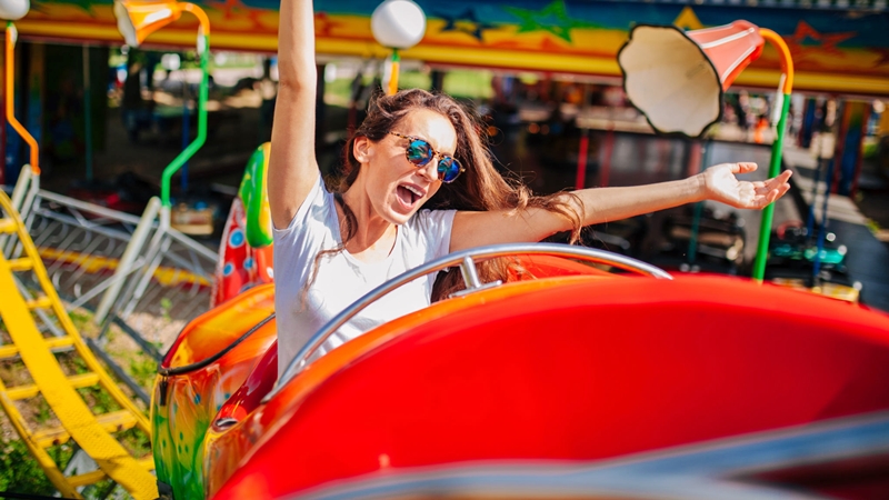 Roller coaster rides a cool things to do in NJ