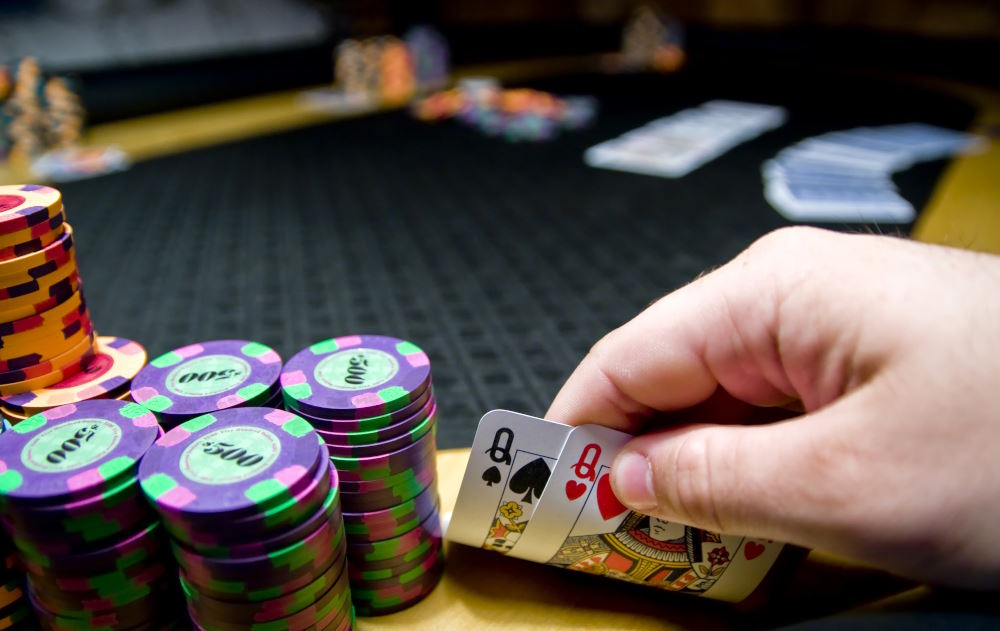 Image of a poker table